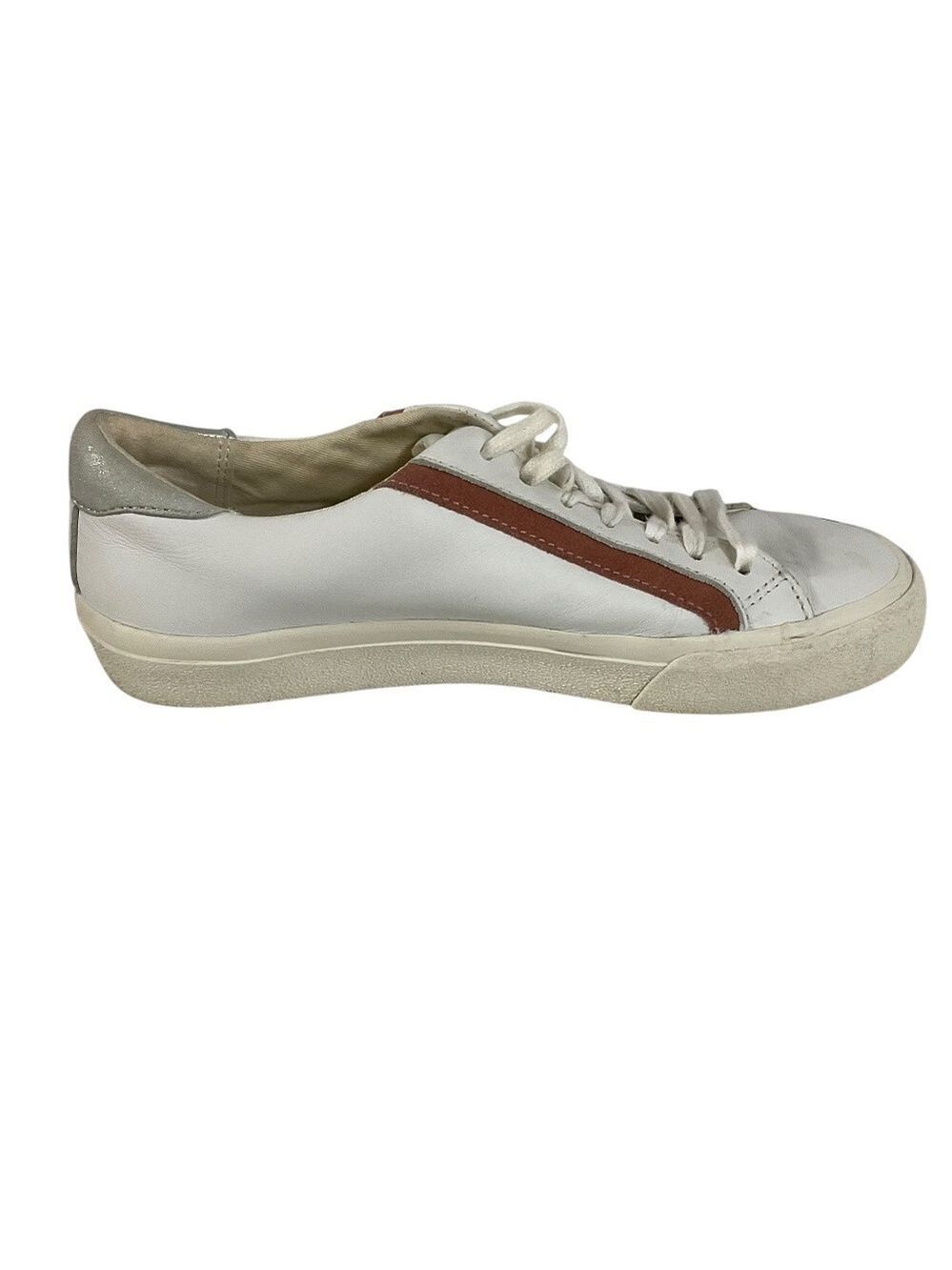 Madewell Delia Sidewalk Low-top Sneakers White Classic Leather size 7 - Picture 4 of 13